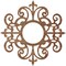 Ekena Millwork Dijon Wood Fretwork Pierced Ceiling Medallion, Walnut, 28"OD x 9 1/8"ID x 3/8"T CMWP28X28X0375DIWA - alternate 4